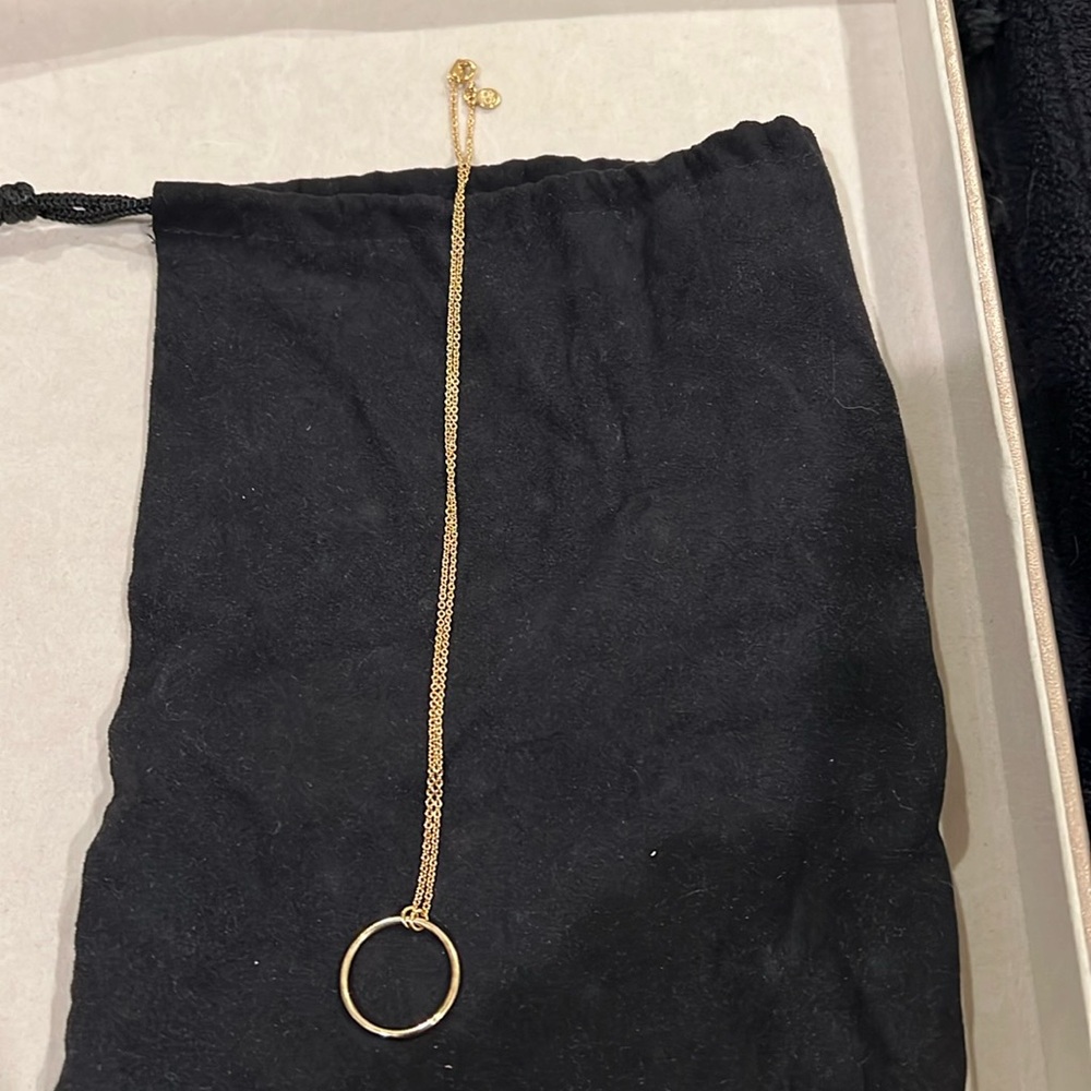 Gold finish necklace